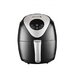 Friteuza Air Fryer Hausberg HB-2255, 1500 W, 2.6 L, Timer, Argintiu/Negru