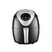 Friteuza Air Fryer Hausberg HB-2255, 1500 W, 2.6 L, Timer, Argintiu/Negru